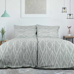 B.E.S. Petrovice Top Class Gray stripes krepp ágyneműhuzat, 140 x 200 cm, 70 x 90 cm, 70 x 90 cm kép