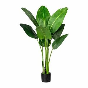 Strelitzia Nicolai műnövény cserépben, 120 cm, zöld kép