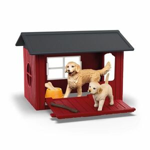 Schleich 42722 Kutyaház arany retrieverrel kép