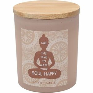 Soul Happy Illatgyertya, szantálfa illatú, 7 x 8, 5 cm, 300 g, bézs kép