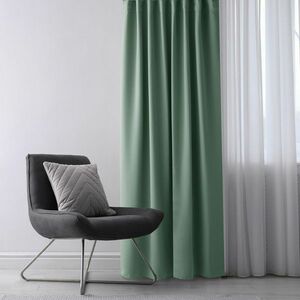 AmeliaHome Blackout EYELETS függöny, mentaszínű, 140 x 245 cm, zöld kép