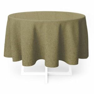 Table pamut asztalterítő khaki, átmérő 150 cm kép