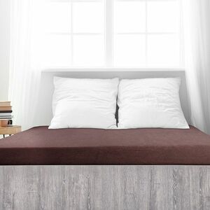 4Home Ideal frottír lepedő sötétbarna, 90 x 200 cm, sötétbarna, 90 x 200 cm kép