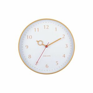 Karlsson 5992YE design falióra sárga, 30 cmátmérővel kép