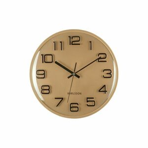 Karlsson 6022GD design falióra arany, átmérő 30 cm kép