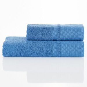4Home Deluxe fürdőlepedő és törölköző szett kék70 x 140 cm, 50 x 100 cm, kék, 50 x 100 cm, 70 x 140 cm kép