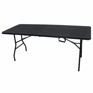 Autronic Kerti asztal, fém, műanyag, fekete, AZ-K100 3 BK kép