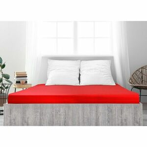 4Home Ideál jersey lepedő piros, 90 x 200 cm, piros, 90 x 200 cm kép