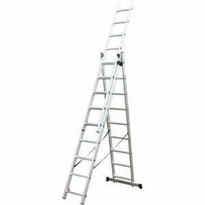 Fieldmann FZZ 4309 háromrészes létra, 3 x 9 lépcsőfok kép