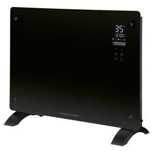 ProfiCare GKH 3118 üvegkonvektor 1500 W , fekete, fekete kép