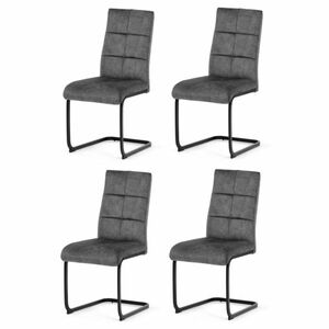 Étkezőszék garnitúra Vintage DCL-D1275 GREY4, 4db, 4 db, szürke kép