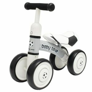 Baby Mix gyerek futóbicikli, fekete-fehér kép