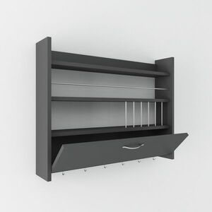 Knott Anthracite konyhai polc, antracit kép