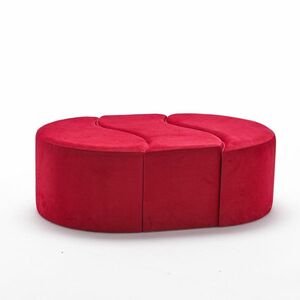 Alya Pouf Red zsámoly, piros kép