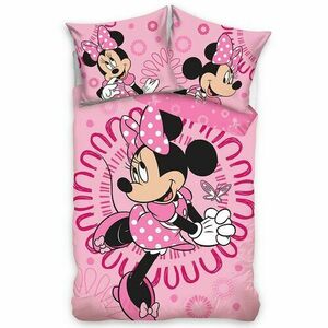 Carbotex Mesés Minnie gyerek pamut ágynemű huzat, 140 x 200 cm, 70 x 90 cm kép