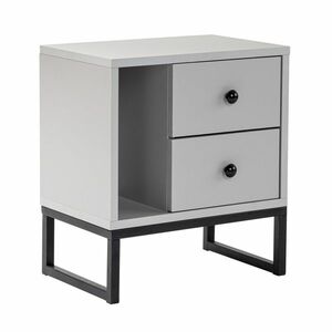 Glimmer Grey éjjeliszekrény, szürke kép
