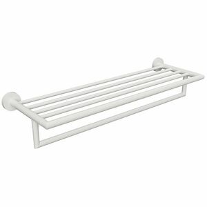 Sapho XR421W X-Round White törülközőtartórúddal 55 x 26, 5 x 11 cm, fehér kép