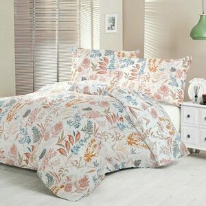 Kvalitex Szatén ágynemű Luxury Collection Korall kert, 140 x 220 cm, 70 x 90 cm kép