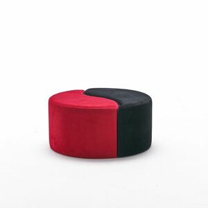 Alis Puf Red and Black zsámoly, színes kép