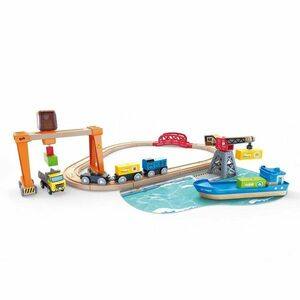 Hape Train track - Kikötő berakodással éskirakodással kép