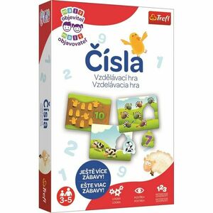 Trefl fejlesztő játék Kis felfedező számok, 10 db kép