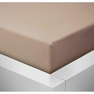 Standard jersey lepedő bézs, 90 x 200 cm, bézs, 90 x 200 cm kép