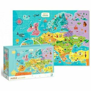 Dodo puzzle Európa térképe, 100 db kép