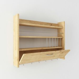 Knott Oak konyhai polc, természetes kép