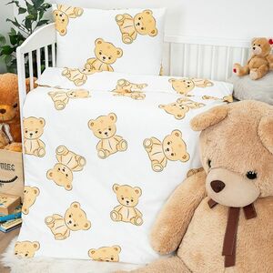 4Home Teddy gyerek pamut ágyneműhuzat kiságyba, 100 x 135 cm, 40 x 60 cm, 100 x 135 cm, 40 x 60 cm kép