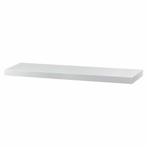 Falipolc, matt fehér, 90 cm, fehér kép