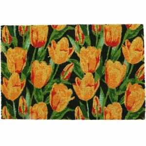 Orange tulips kókusz lábtörlő, 39 x 59 cm kép