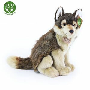Rappa plüss ülő farkas, 28 cm kép