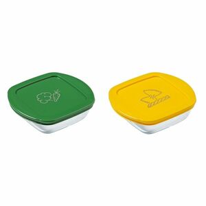 Pyrex szögletes üvegedény készlet 2 db, 0, 3 l kép