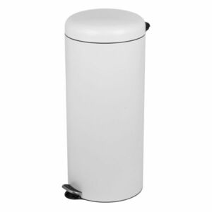 Pedálos szemetes 30 l, Fehér kép