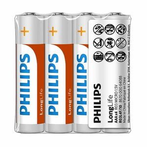 Philips AAA 1, 5 V LongLife akkumulátorok, 4 db kép