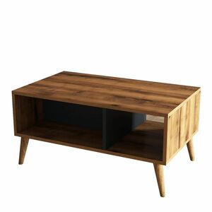 Exxen Walnut dohányzóasztal, sötétbarna kép