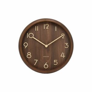Karlsson 6021DW design falióra barna, átmérő 30 cm kép