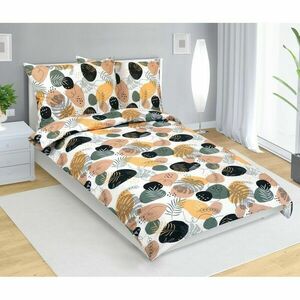 Bellatex Pebble pamut ágyneműhuzat mustár, 140 x 220 cm, 70 x 90 cm, 140 x 220 cm, 70 x 90 cm kép