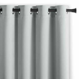 Világosszürke sötétítő függöny 140x175 cm Eyelets – Restilo kép