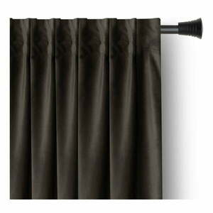 Barna bársony dimout (részleges sötétítő) függöny 140x270 cm – Restilo kép