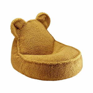 Barna buklé gyerek babzsákfotel Bear – Wigiwama kép