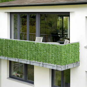 Zöld műanyag belátásgátló erkélyre 300x100 cm Ivy – Maximex kép
