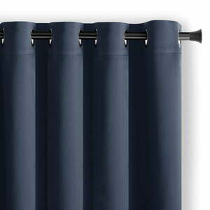 Sötétkék sötétítő függöny 140x245 cm Eyelets – Restilo kép