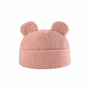 Rózsaszín buklé párna gyerek kanapéhoz Teddy Pouch – Wigiwama kép