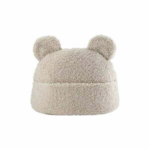 Világosbarna buklé párna gyerek kanapéhoz Teddy Pouch – Wigiwama kép