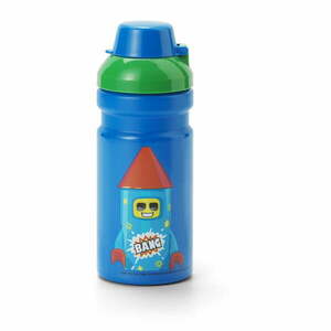 Kék gyerek ivópalack 390 ml Rocket – LEGO® kép