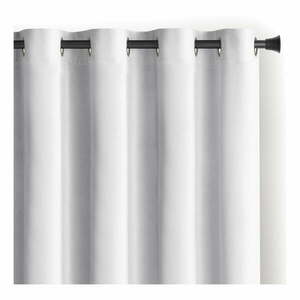 Fehér bársony dimout (részleges sötétítő) függöny 140x270 cm Eyelets – Restilo kép