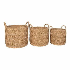 Tengerifű tárolókosár szett 3 db-os ø 32x30 cm Krabi – House Nordic kép