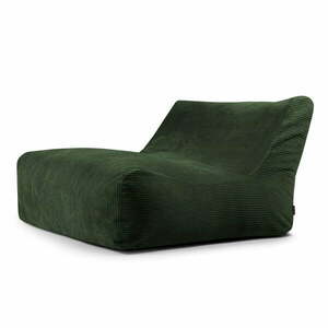 Zöld kordbársony babzsákfotel Sofa Lounge – SLOWDOWN kép