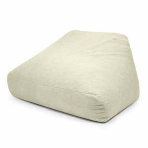 Krémszínű buklé babzsákfotel Sofa Snug – SLOWDOWN kép
